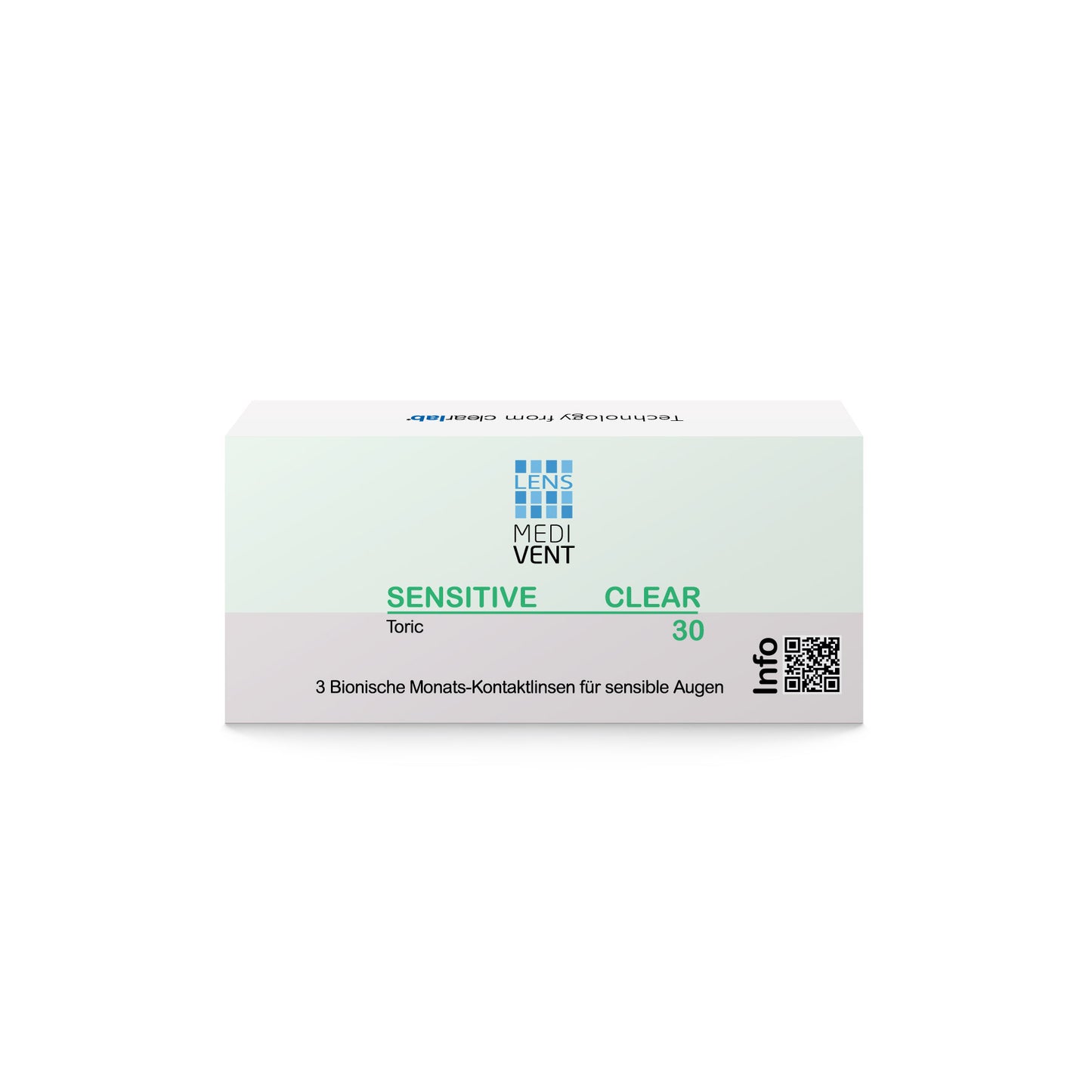 Medivent Sensitive Clear 1 day toric (4s) Power 00.00