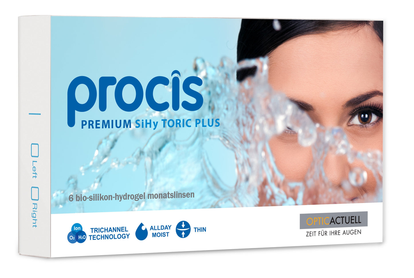 Procis Premium Toric SiHy plus (6s) Power -02.25