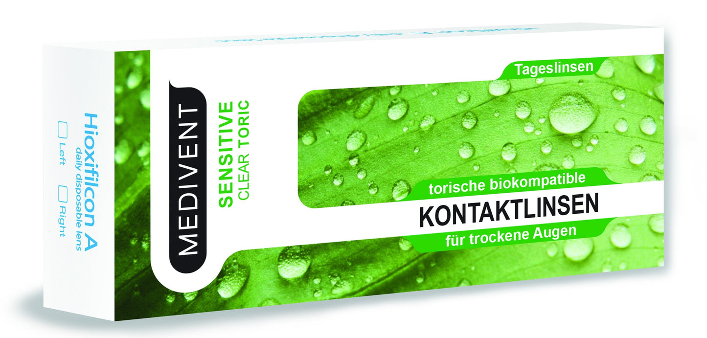 Sensitive Clear 1 day toric (30s) Power -07.50