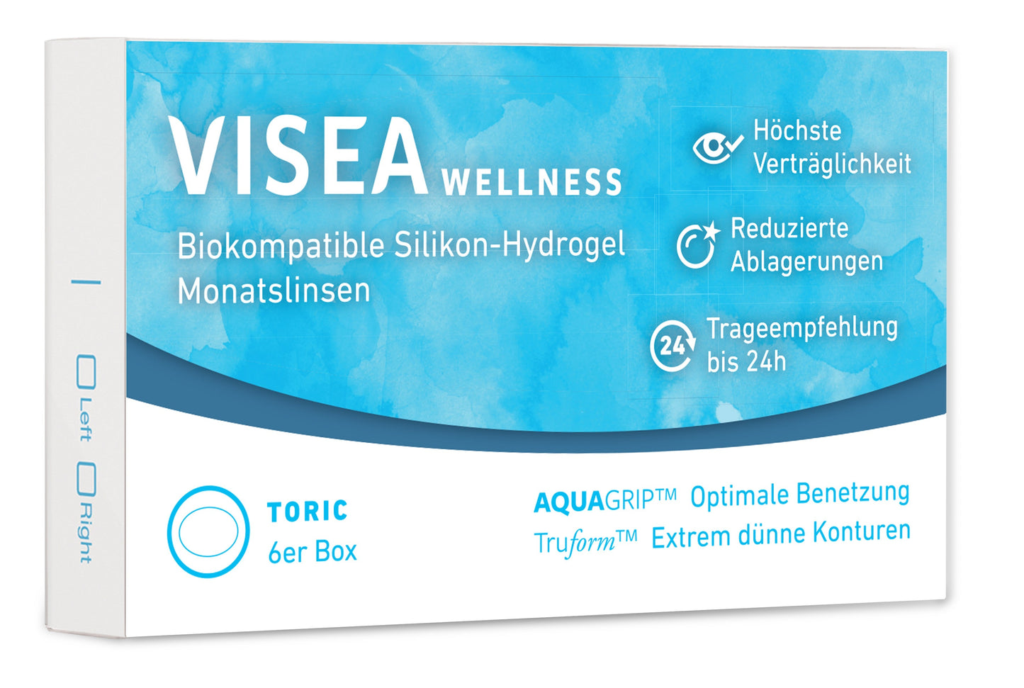 VISEA WELLNESS TORIC month (6s) Power -02.00